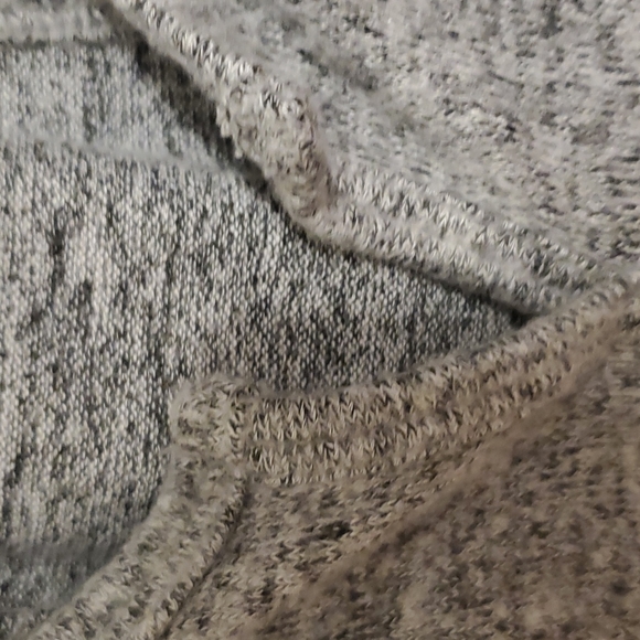 Express One Eleven black and gray razor back crop top - Picture 3 of 5